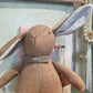 Tweed Soft Toy. Albert and Victoria. Soft Bunny toy.
