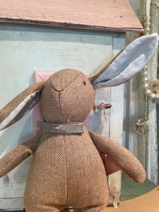 Tweed Soft Toy. Albert and Victoria. Soft Bunny toy.