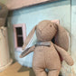 Tweed Soft Toy. Albert and Victoria. Soft Bunny toy.