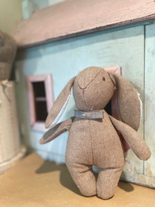 Tweed Soft Toy. Albert and Victoria. Soft Bunny toy.