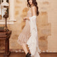 Moonflower Chiffon Duster . Ivory