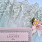 Wide Vintage cotton embroidered lace  in Marie Antoinette Pink
