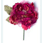 CABBAGE ROSE BURGUNDY