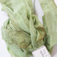 Silk Ribbon in Apple Green