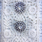 Vintage glittery button set of 4