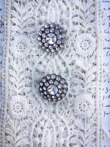 Vintage glittery button set of 4