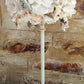 Rose Bonnet Lamp. Cream Flowers