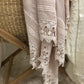 Heirloom Baby swaddle . Blush.and ivory