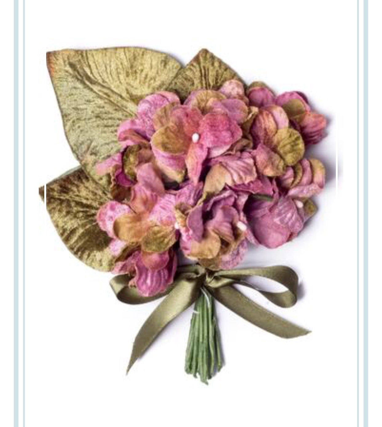 hydrangea posy ...lilac rose