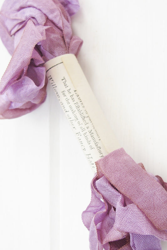 Silk Ribbon in Lilac