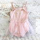 Baby Ballet Romper. Ballerina Pink.