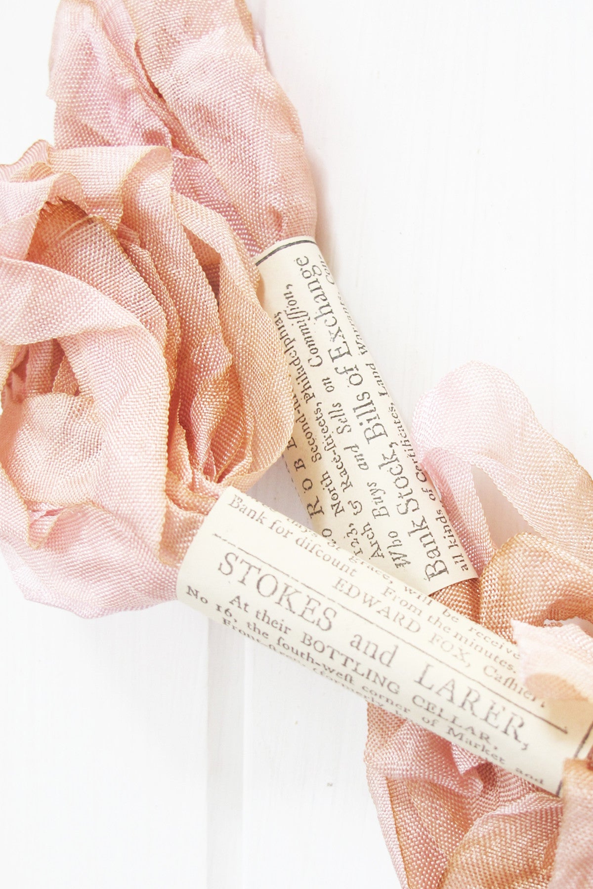 Silk Ribbon in Marie Antoinette Pink