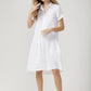 Linen dress. Lucia. White