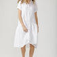 Linen dress. Lucia. White