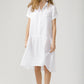 Linen dress. Lucia. White