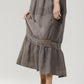 Linen and lace Capri skirt.