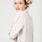 Satin Bow headband with vintage buckle. Coffee