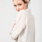 Satin Bow headband with vintage buckle. Coffee