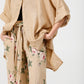 Teddie Linen shirt. Caramel