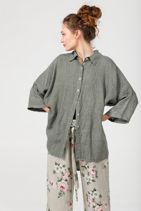 Teddie Linen Shirt.