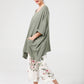 Camilla cotton Top . Olive green