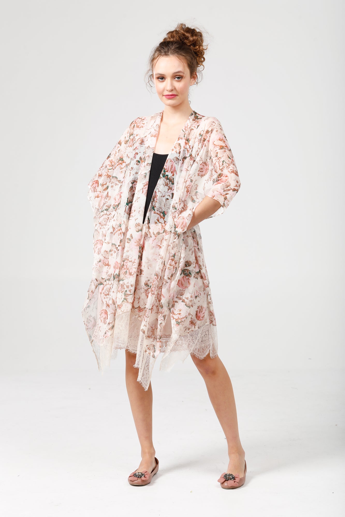 Chiffon Angelica Kimono wrap