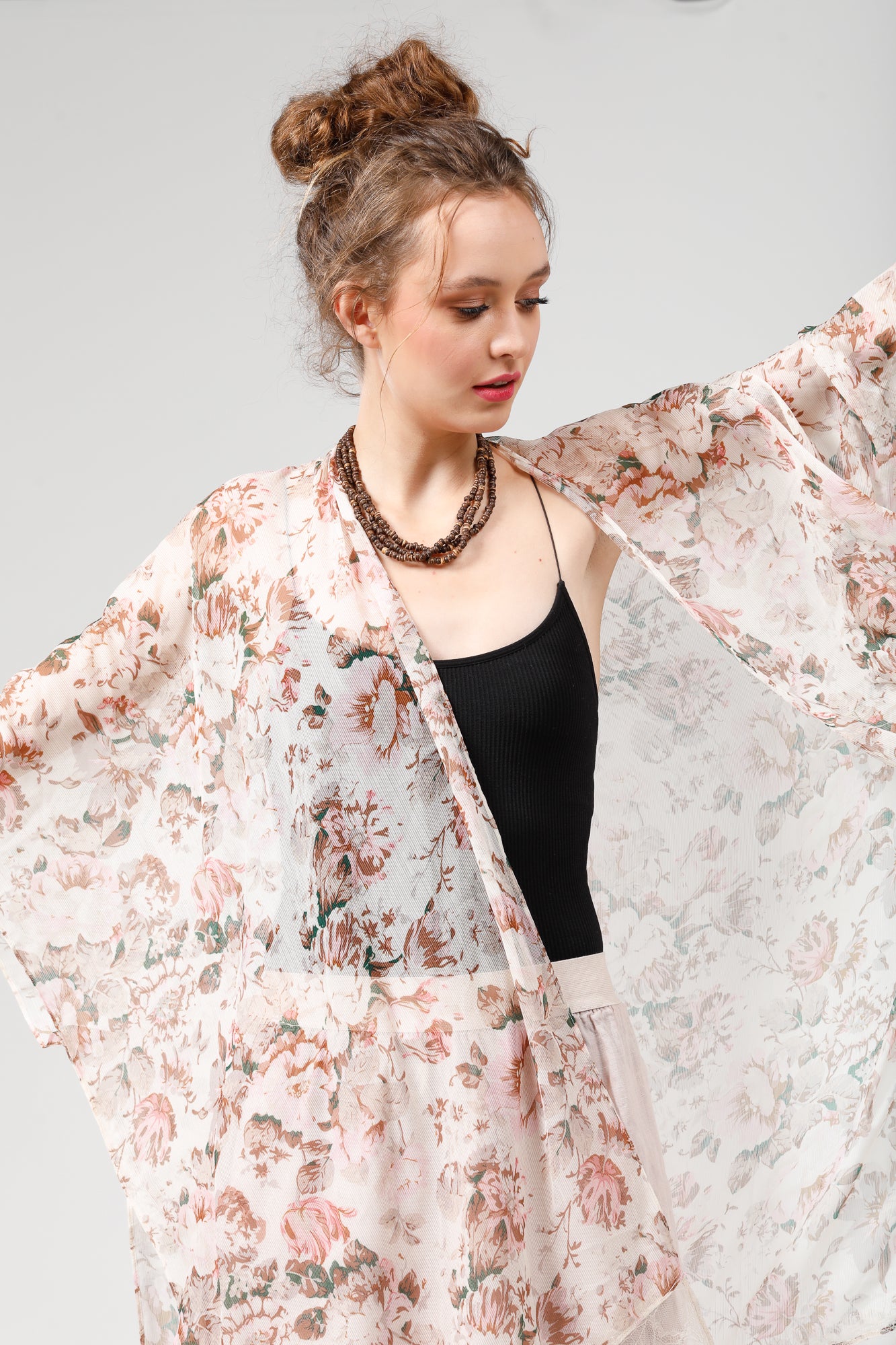 Chiffon Angelica Kimono wrap