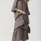 Linen and lace Capri skirt.