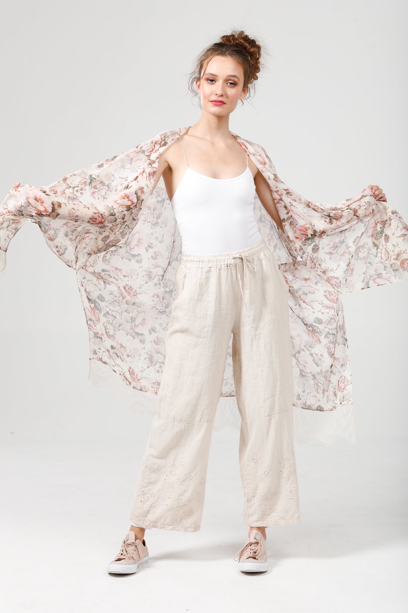 Chiffon Angelica Kimono wrap