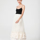 maxi vintage lace skirt. lace skirt.