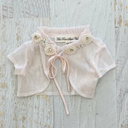 Baby and child Pixie Capelet. Blush.