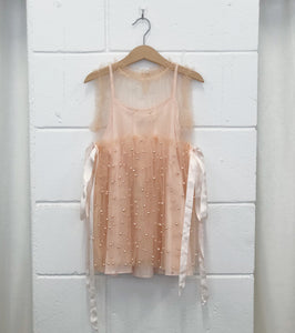 Princess Pearl dress. Blush