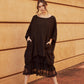 Evangeline lace slip/dress. Ebony