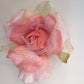 VELVET ORGANZA ROSE FAIRY PINK